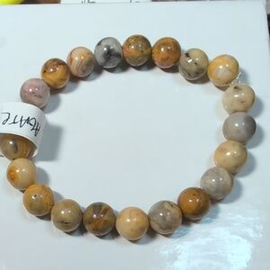 Crazy Lace Agate Stretch Bracelet